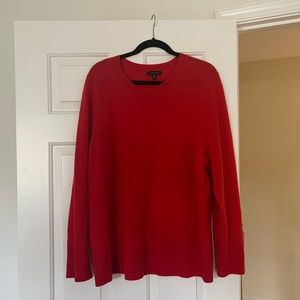 Cherry Red Crewneck Sweater